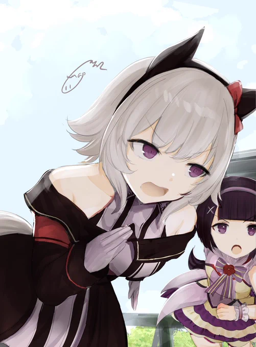 #ウマ娘#入れ替わりカレアヤアヤベ「大丈夫、先行ならこれくらいのペースで…」ー実況「さあいよいよ最終コーナーにさしかかる!最初に駆け抜けてくるのは」ーアヤベ「!? (体が…重く…!?) 」 