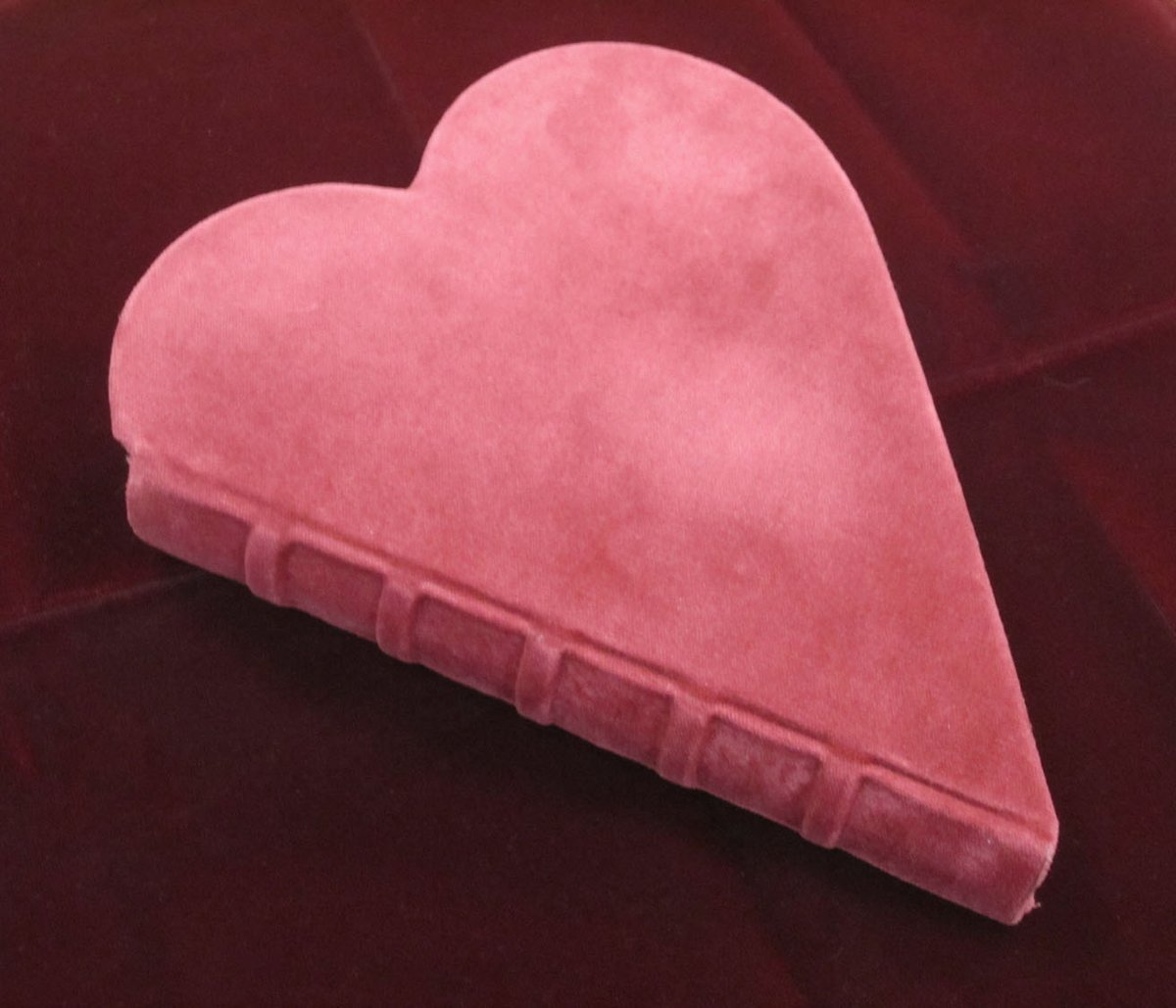 kingsbookstore's tweet photo. heart shaped books your valentine will love and your bookshelf won't have a clue how to handle https://t.co/h9aMopYJEJ