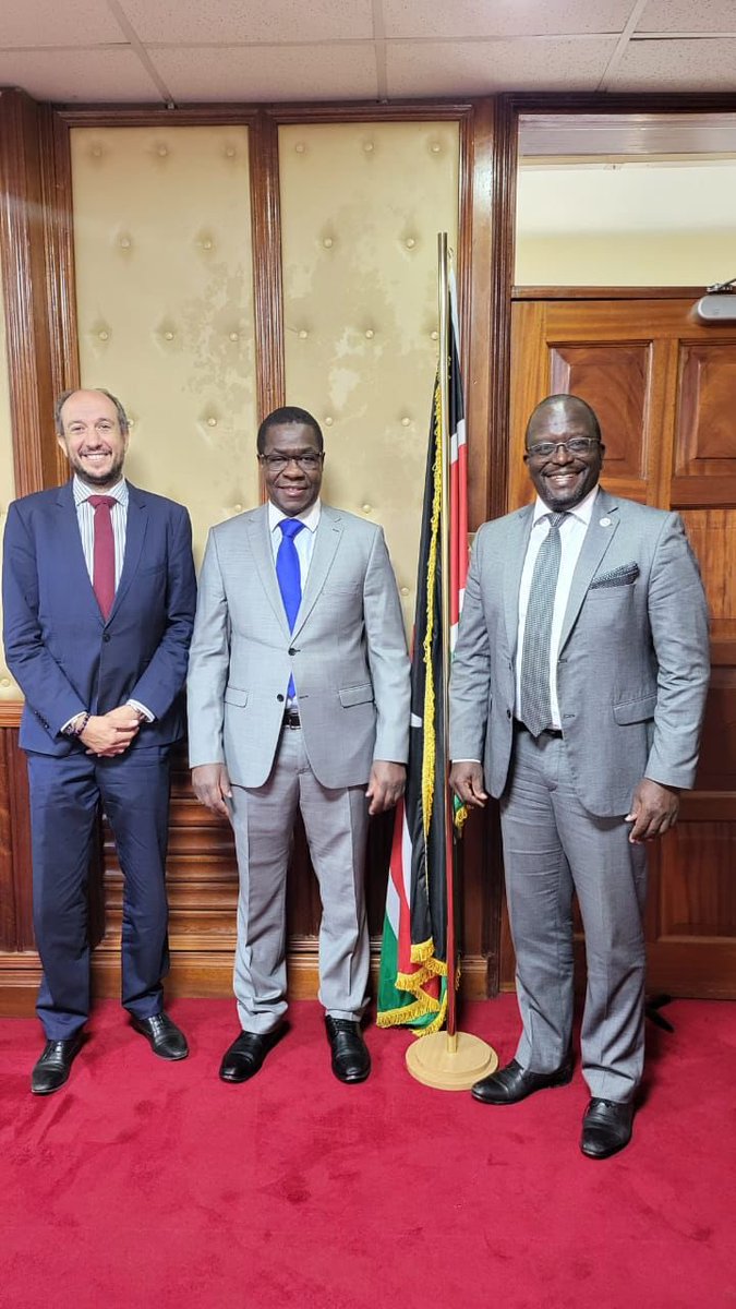 Meeting of our project coordinator AMB. Anthony Okara &amp; deputy coordinator Hamza Fasi with the Minority Leader in the National Assembly to discuss possibilities for cooperation on Phase 2 of Pro-Peace Kenya project that <a href="/ECESeu/">European Centre for Electoral Support (ECES)</a> is developing with NCIC &amp; other stakeholders. #eces