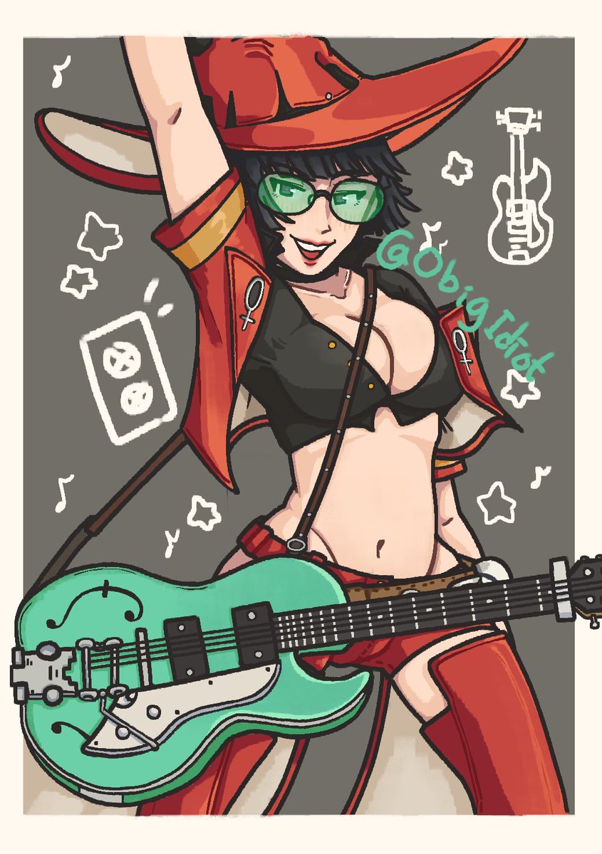 Aces_Lv's tweet photo. let's take some strawberries and go to the hill
> #GuiltyGearStrive #guiltygearfanart #inofanart https://t.co/ylC3ZslgPR