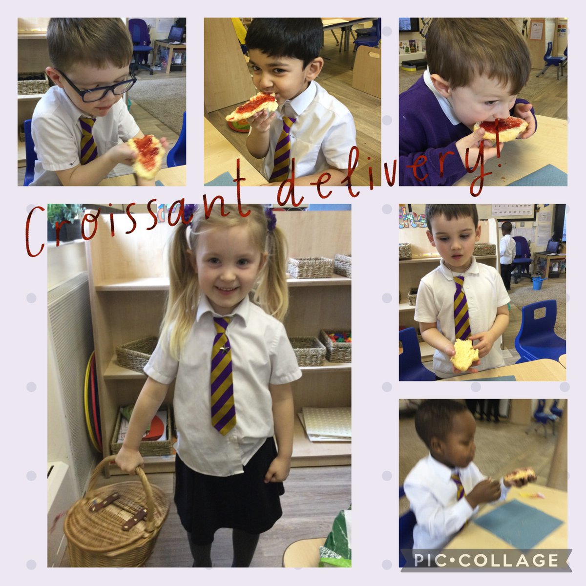 EyfsPrimary's tweet photo. Anyone for croissants? We investigated France, Paris and French cuisine#foodtasting #knowledgeand understanding #france #croissants #rps #eyfs https://t.co/lgamhy95PP
