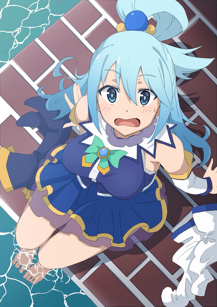 Aqua - KonoSuba on Twitter: "Ah, I just ate all the chocolate! Aqua
