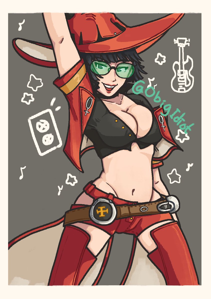 Aces_Lv's tweet photo. let's take some strawberries and go to the hill
> #GuiltyGearStrive #guiltygearfanart #inofanart https://t.co/ylC3ZslgPR