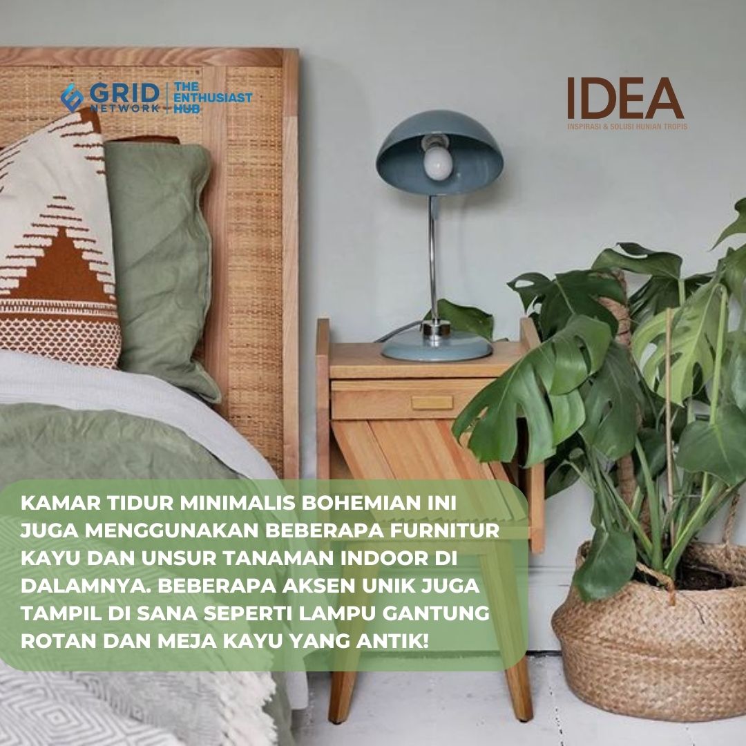 iDEAOnline's tweet photo. Ciri interior bohemian menggabungkan gaya modern dan eksotis untuk menciptakan ruang hidup yang santai, tetapi juga kontemporer. Warna-warna yang digunakan pada dekorasi rumah bohemian biasanya meliputi warna bumi. 

Selengkapnya: https://t.co/SUYYWHwxxR https://t.co/tEWbrCpm72