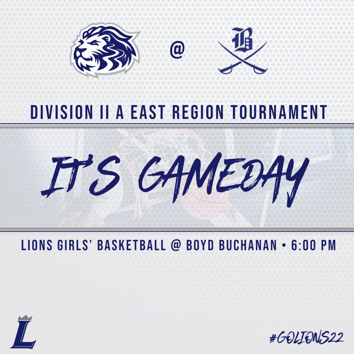 LCALions_sports's tweet photo. It's gameday for @LakewayLionsWBB. The Lions are headed to Boyd-Buchanan today to take on the number 1 seed in the first round of regional tournament play. Good luck and safe travels, Lions! #lakewaylions #golions22 #lcabasketball https://t.co/WVywAevzKi