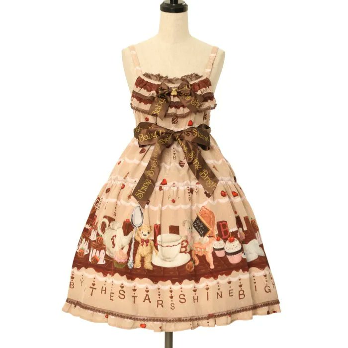 Nounours Fondant Chocolat Collection柄JSK