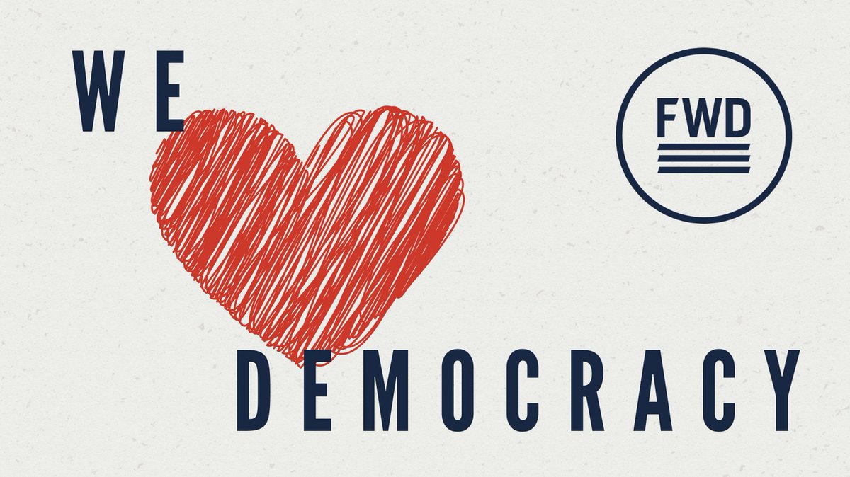 FWD_Colorado's tweet photo. On this day of showing a little extra love, showing appreciation for the things we take for granted, @FWD_Colorado had to give a big shout out to our dear friend, Democracy! https://t.co/WYK2l1lrZU