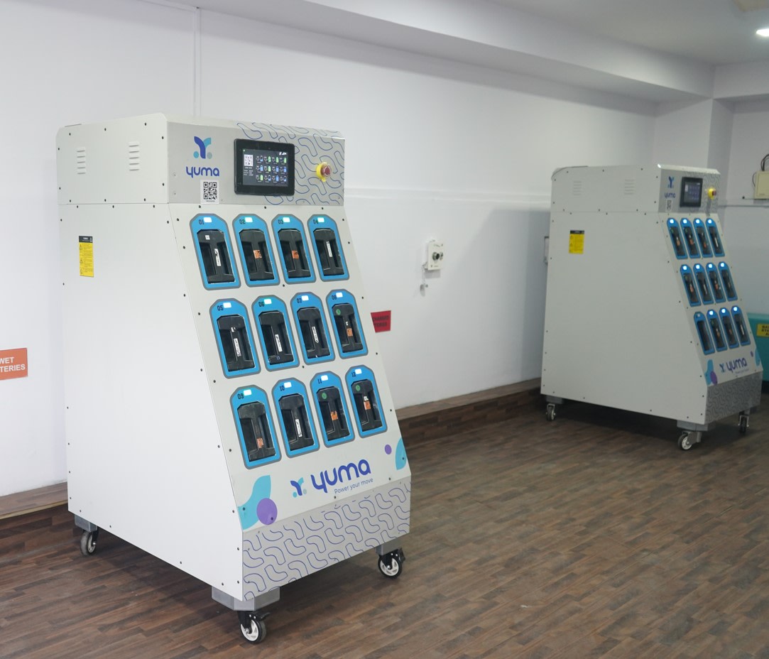 YumaEnergy's tweet photo. As India’s one of the largest Battery-as-a-Service (BaaS) platforms for two-wheelers, Yuma has a network of more than 85 Yuma Stations across Bangalore, Mumbai, and Delhi and will scale to more than 500 stations in the next 12 months. #PowerYourMove #ElectricMobility https://t.co/sgmQlUPoZc