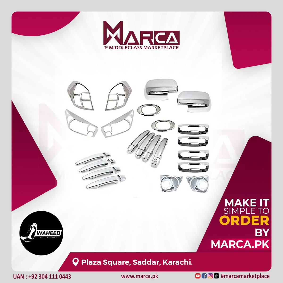 MarcaMarket's tweet photo. Waheed Motors Can Help Your Vehicle Operate Better.
Order From Marca marketplace
https://t.co/zoPQ3jEcuQ
.
.
.
.
#carcamera #backcamera #carcharger #microfibercloth #sunshades #automobile #chromekit #parachutecover #wiperblades #seatcovers #vehicleaccessories #carmatting #carlove https://t.co/2ZmJ9Qzp0H