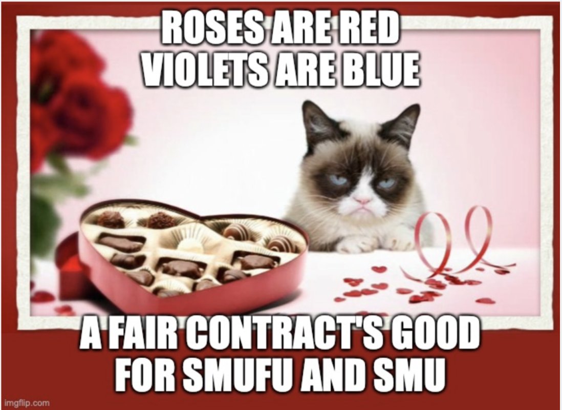SMUFacultyUnion's tweet photo. Nothing says love and appreciation like a fair contract...

#SMUStrike #StandWithSMUFU https://t.co/vl0KJyRtBo
