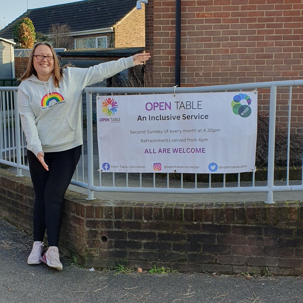 We have a banner! Join us at St Matthew's Church on Harwich Road  Colchester, on the second Sunday of every month. DM for more info!