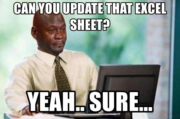 OrdinalSheet's tweet photo. We know your pain. We've been there too.

Take a deep breath, and remember that there is life beyond cell A1 📄

#Ordinals #OrdinalSheet #BTC #Memes https://t.co/OO0gEwcXka