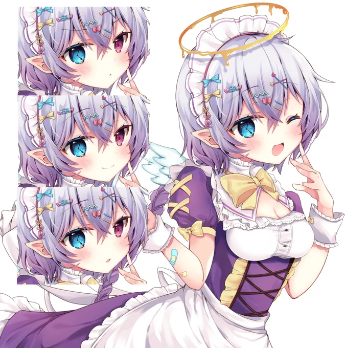 【スイートマジック/大天使える×まえ】MVイラストを描かせていただきました。甘くて可愛い歌声がとっても素敵な楽曲です。曲と一緒に観ていただけると嬉しいです  
