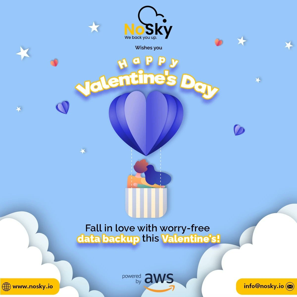 Secure your digital memories with NoSky's embrace.

#NoSkyLoveBackup 💕🌤️💾
#CloudOfLove ☁️❤️
#DigitalValentine 🖼️💻❤️
#HeartfeltBackup 💌💾
#ValentinesData 💻❤️🛡️
#LoveYourData 💾💕
#DataProtectionIsCaring 🛡️💻❤️