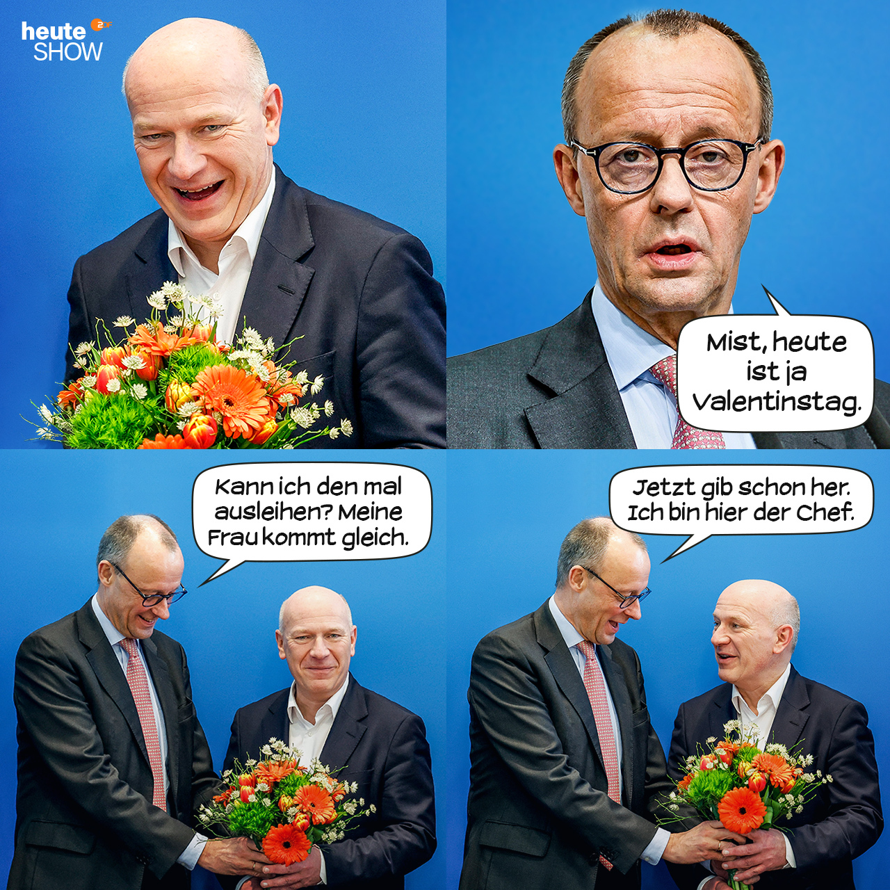 ZDF heute-show on Twitter: &amp;quot;Rettung in letzter Sekunde #Valentinstag ...