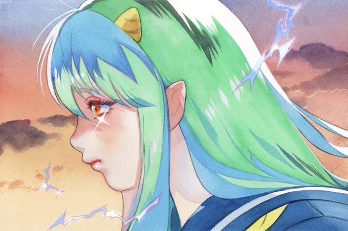 アニメ「うる星やつら」と<マンガート ビームス>のコラボアイテムにてラムちゃんを描き下ろしました!あかせあかり氏を起用したヴィジュアルも!#マンガートビームス #MANGARTBEAMS #ビームス #BEAMS #うる星やつら #あかせあかり  