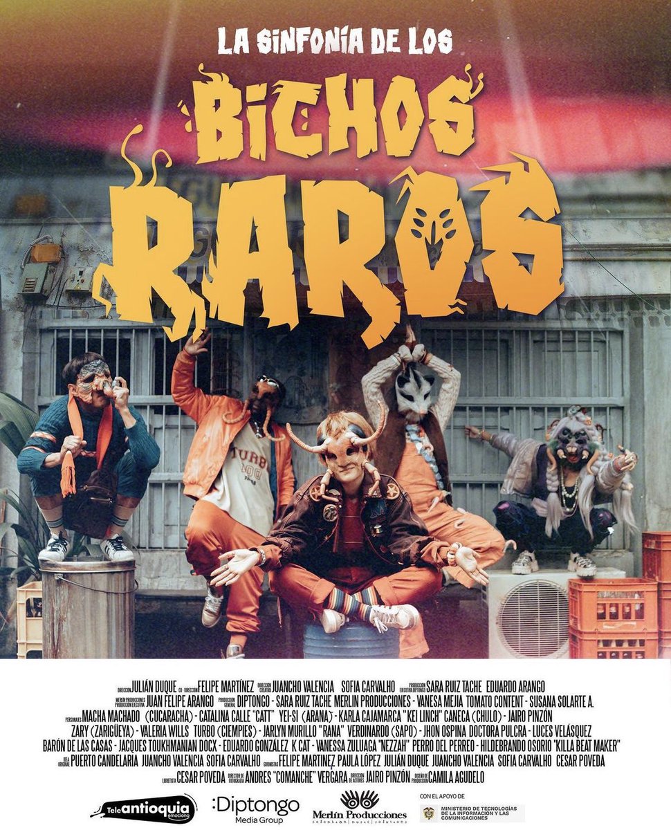 Llegó el día de presentarles:
La Sinfonía de los Bichos Raros 
La serie 
Un sueño hecho realidad que estrenaremos este 19 de feb 
Por <a href="/Teleantioquia/">Teleantioquia</a> 

.
<a href="/LosCandelarios/">Puerto Candelaria</a> 
<a href="/MerlinProdu/">merlinprodu</a> 
<a href="/diptongostudio/">Diptongo Media Group</a>