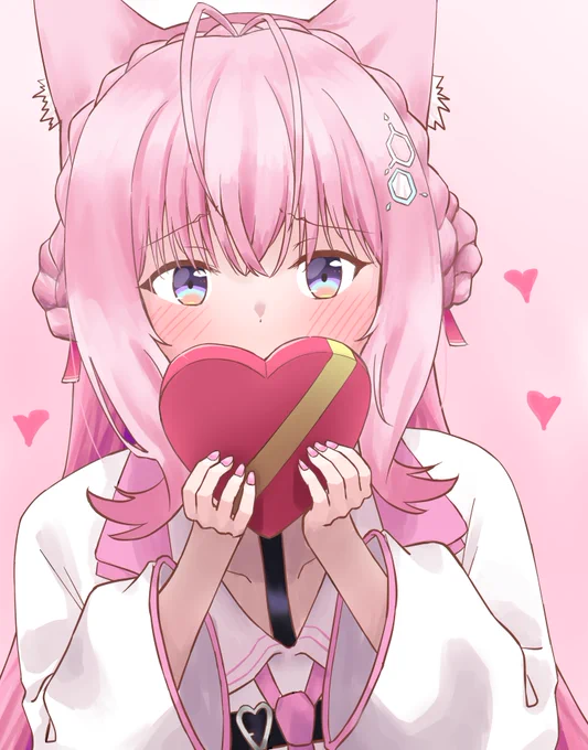 こより:助手くんのために......作ったチョコだよ助手くん:このチョコでか過ぎない?食べきれないですけど...こより:全部食べなさい、バカ!#こよりすけっち 