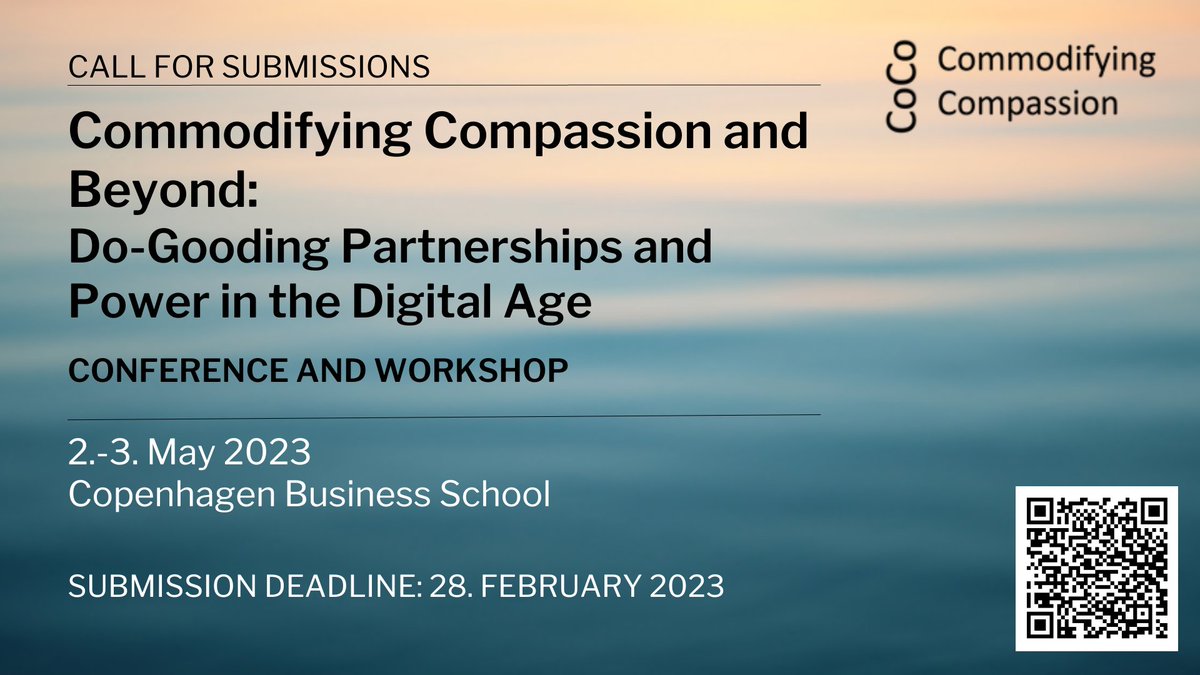 Two more weeks to submit abstracts for our workshop on new research on humanitarianism in the digital age. commodifyingcompassion.com/_files/ugd/ef7…