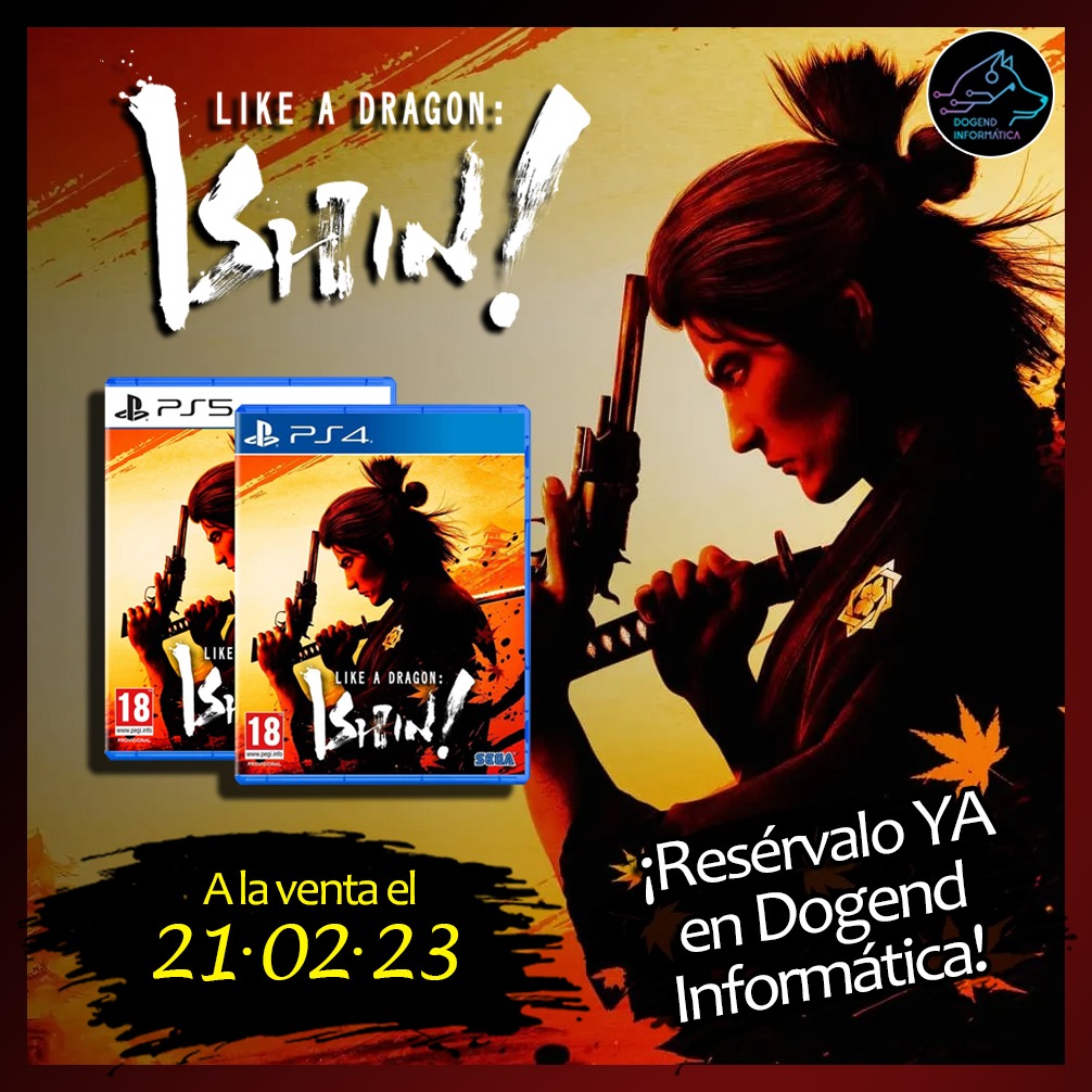 Dogendinfo's tweet photo. La saga antes conocida como #Yakuza nos trae una nueva entrega. Like a Dragon: Ishin! nos llevará hasta 1860 para cambiar el curso de la historia de japón.
#RyuGaGotoku #PS4 #PS5 #DogendInformatica https://t.co/UpCVaYJ3le
