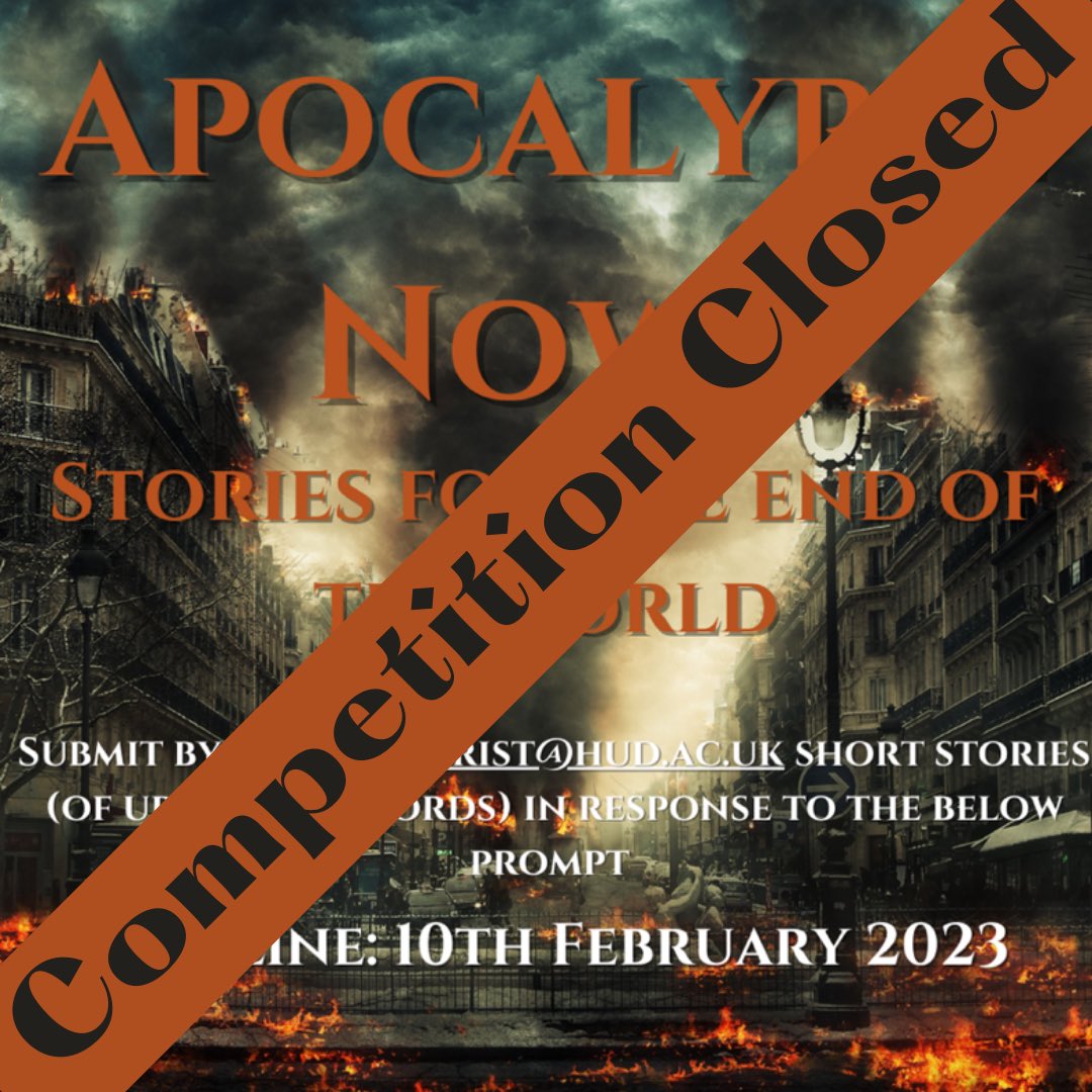 Our apocalypse writing competition is now closed! 
Thank you to everybody who submitted their work. Now, please be patient while the judges read all the entries and draw up a longlist.
#writingcompetition #apocalyptic #indiepublishing #creativewriting