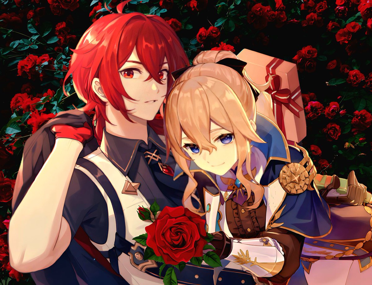 sammie_0105's tweet photo. Valentine with DilucJean. 🌹♥️
-----
• Edit by me.
• Images: Hoyoverse.
-----
#DilucJean #DiJean #JeaLuc
#GenshinImpact https://t.co/44NnxS0dhf