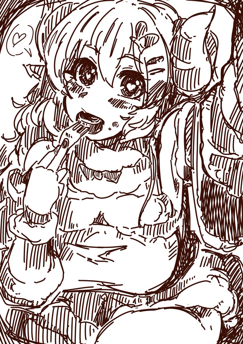 バレンタインは過去絵で茶を濁すマーン! 
