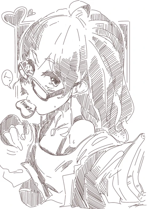 バレンタインは過去絵で茶を濁すマーン! 