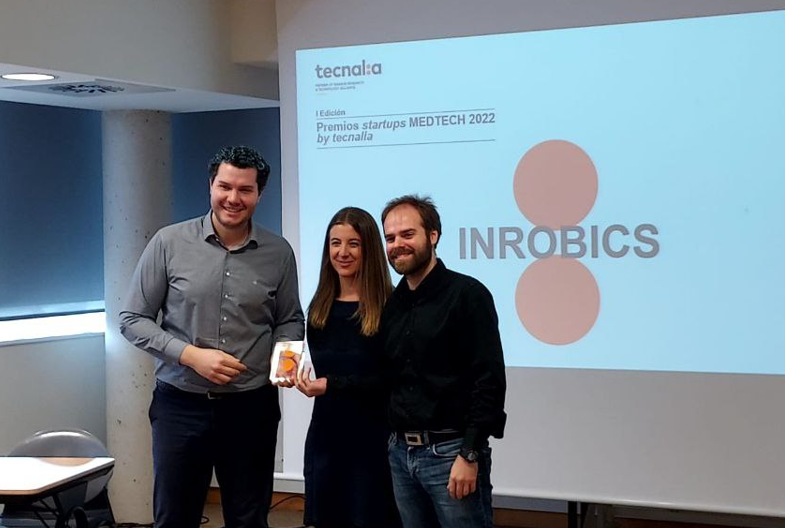 inrobics's tweet photo. Estamos de celebración 📢📢📢📢

@tecnalia nos ha concedido el Premio a la #startup #medtech 2022 🏆. ¡Gracias por confiar en nosotros!

#socialrobotics #humanizingrobotics #entrepreneurship #innovation https://t.co/Zbw2s8EUxo