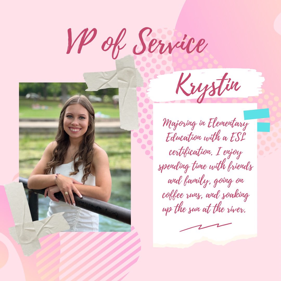 KDP_TXST's tweet photo. Hey Kappa Delta Pi members, it’s time to meet your KDP officers!!!! This team is so excited to meet you all! https://t.co/FTAQTdciWh