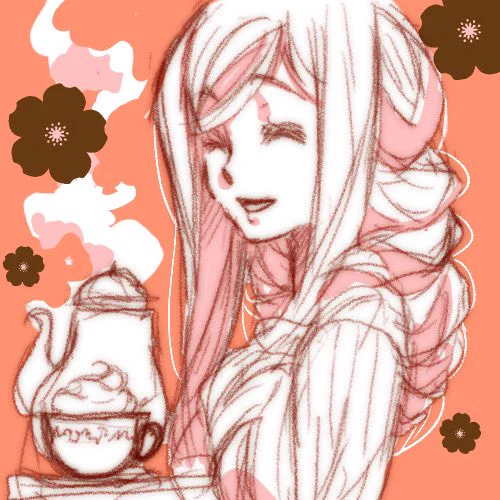 アリシア『寒いですねえ、生クリームのせココアはいかがですか?』#HappyValentine#ARIAカンパニー 