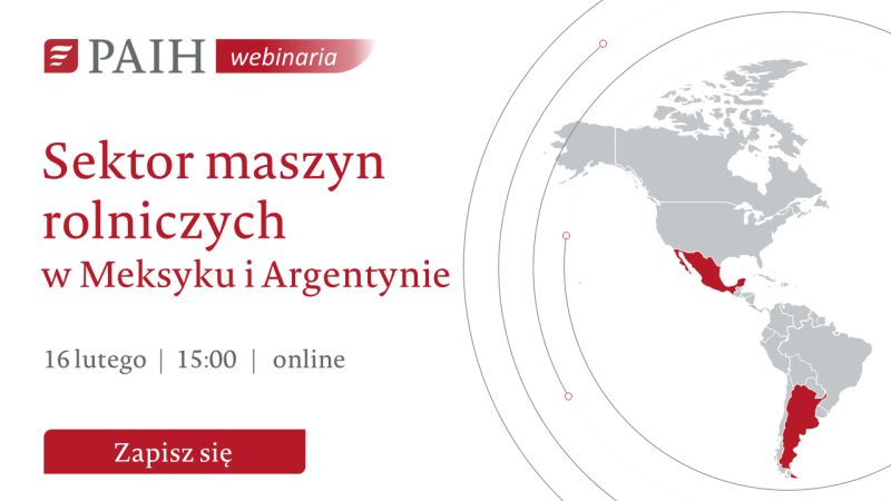 BsAsTradePL's tweet photo. 📢Last call for our webinar on next Thursday, February 16th, about Agricultural Machinery Sector in Mexico🇲🇽 and Argentina🇦🇷. English language event. You can't miss it. Together with our strategic partners, we invite you to participate👉https://t.co/xDaOOx8dED | @PAIH_pl https://t.co/fgHBC7bCIe