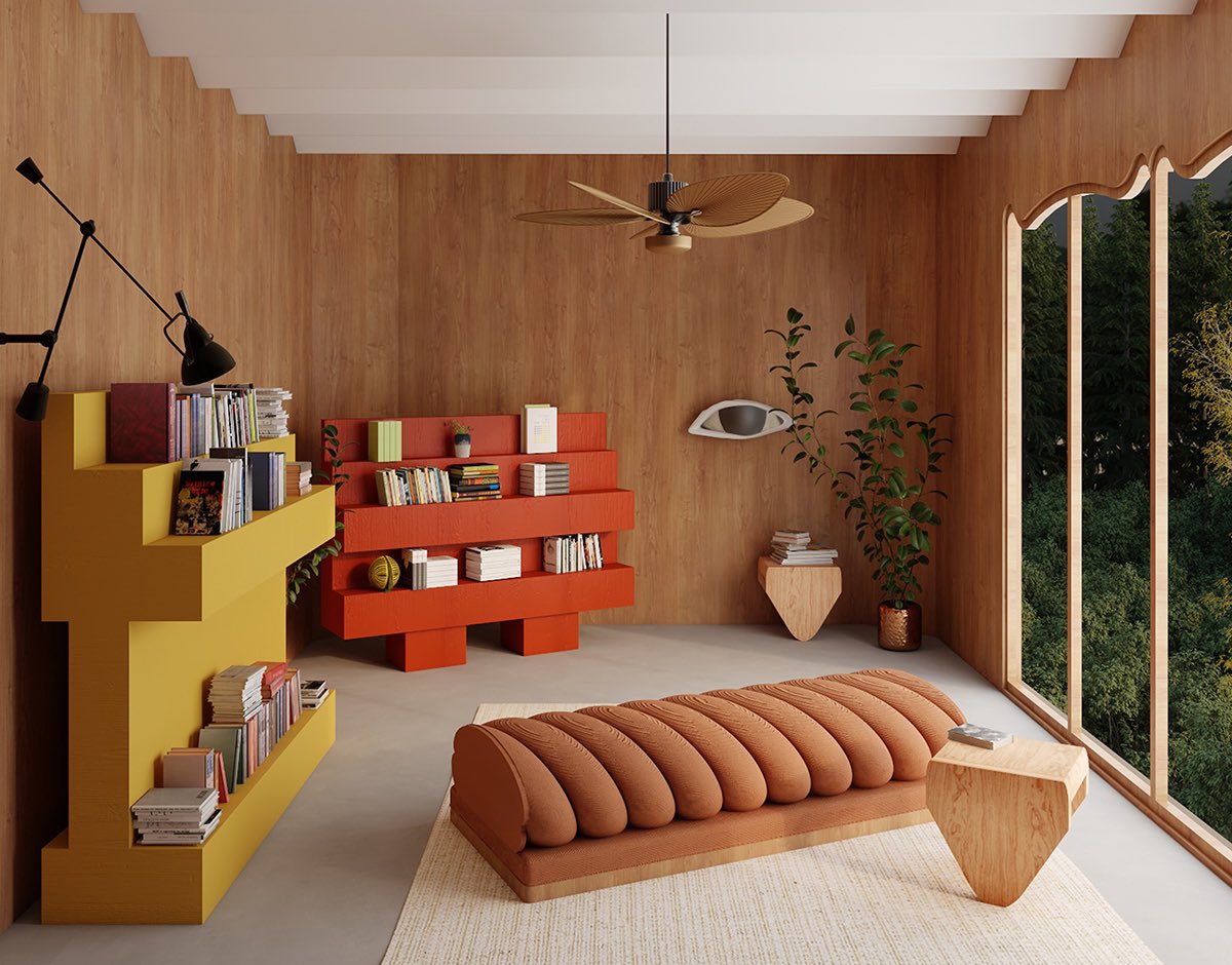 maigosia's tweet photo. ‘rejo studio’ designed by artists reem olyan and jumana qassem (2022) https://t.co/0xpxOHvXtb