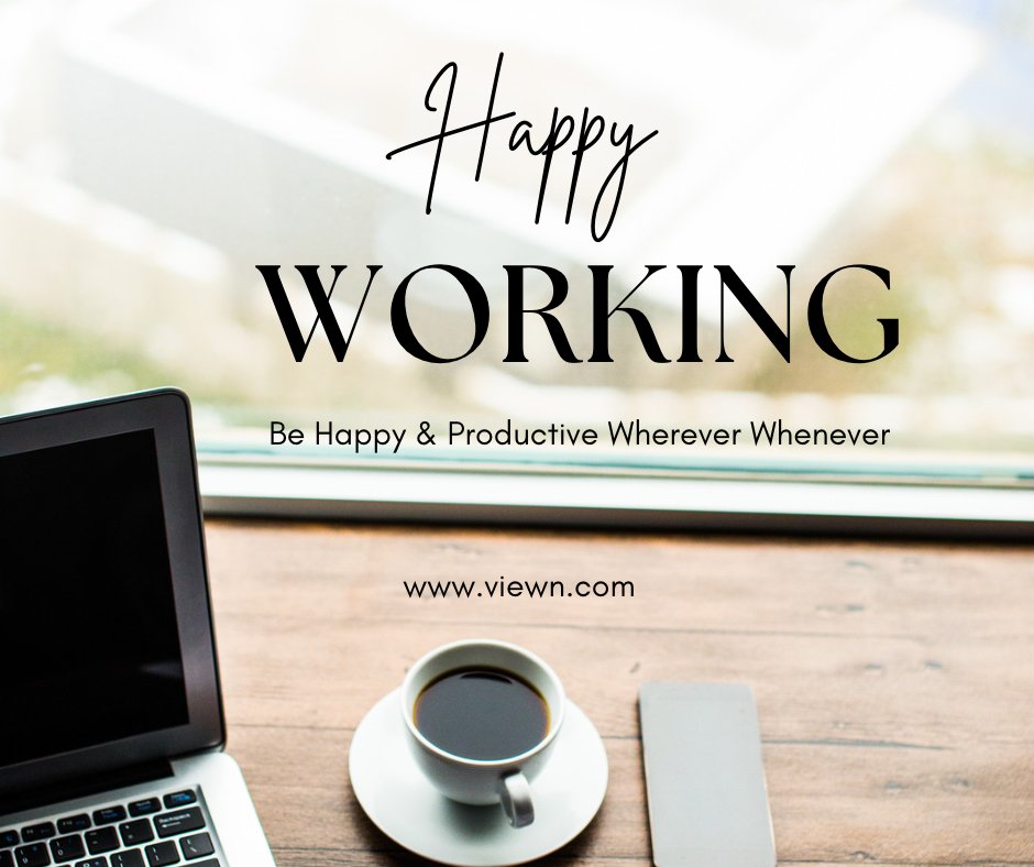 💡 We can boost productivity in the economy again when we do not strive to work and live together as a collective. 🤧😈🥴 Remote and hybrid work are better for equality and happiness.

Find a great team or build a purposeful team for yourself. Join VIEWN.
#remotework #remoteteam