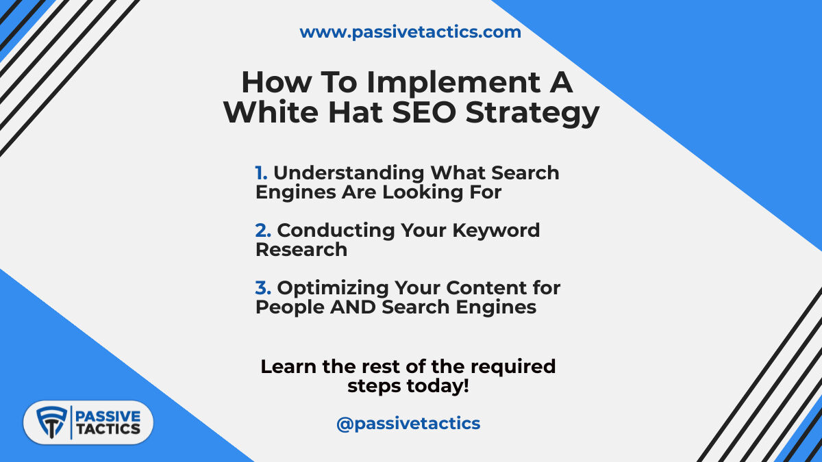 TacticsPassive's tweet photo. 61% of B2B marketers stated that SEO and organic traffic generate more leads than any other marketing initiative. 

Learn How To Implement A White Hat SEO Strategy to improve your website's visibility and organic search results!

#whitehatseo #seostrategy  #passivetactics https://t.co/I9r4qQRdD7