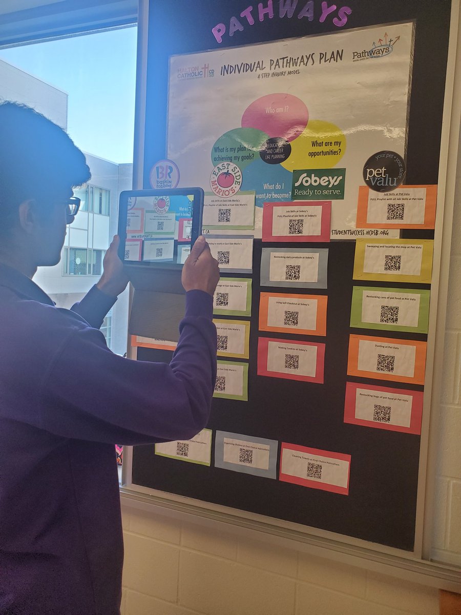 MissJFernandes's tweet photo. QR codes that lead students to the "how to" videos for their co-op placement! @StFXSOS @lindath18 https://t.co/VGxqN0eX4R