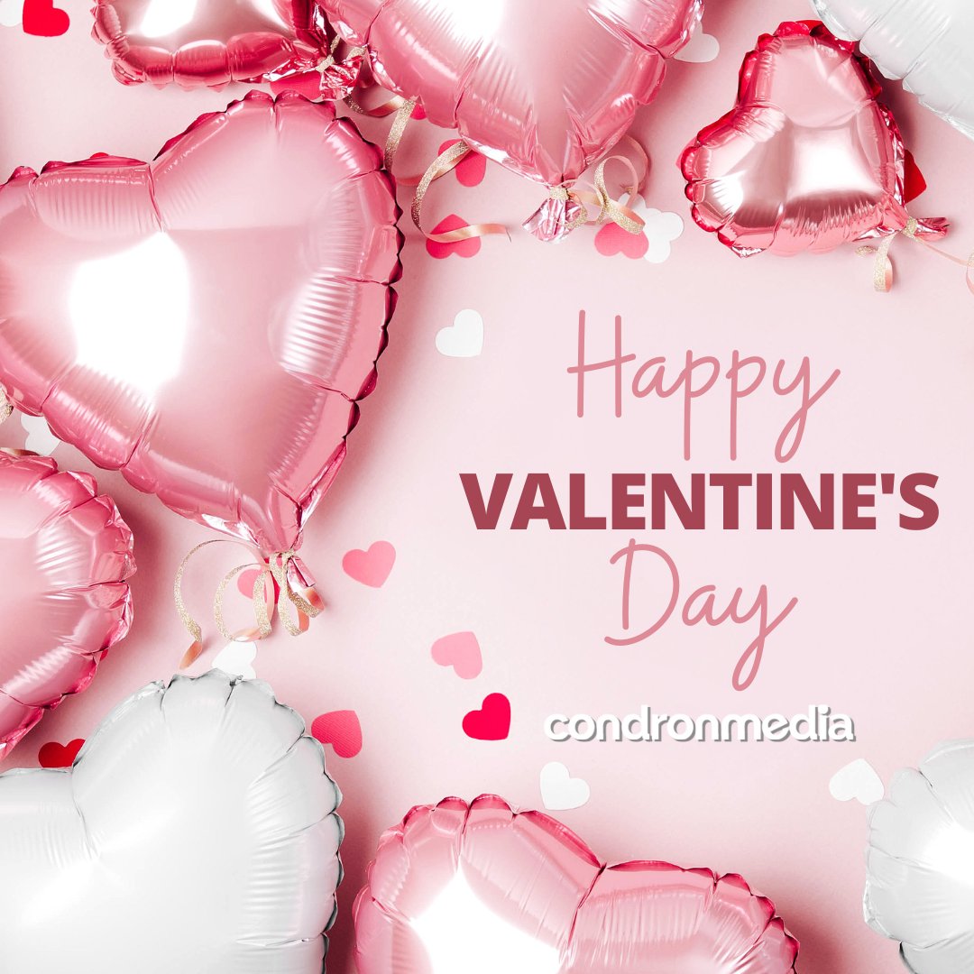 CondronMedia's tweet photo. Happy Valentine's Day from Condron Media! https://t.co/zQWyUfnUue
