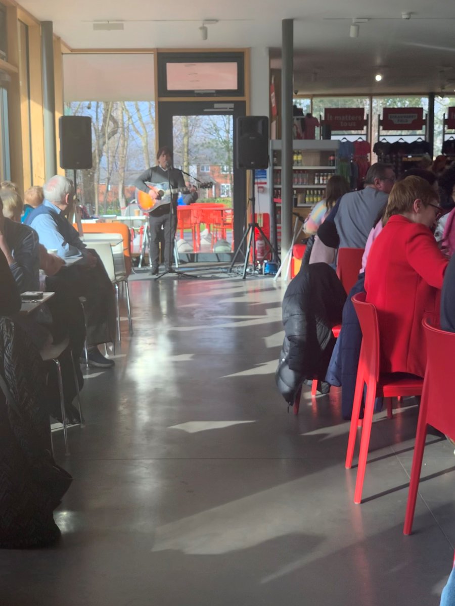 strawberryfield's tweet photo. Today we've enjoyed songs by brilliant John Lennon Experience, Jimmy Coburn in our café - Happy Valentine's Day! 🎵❤️ https://t.co/QvzMYlQz3Y