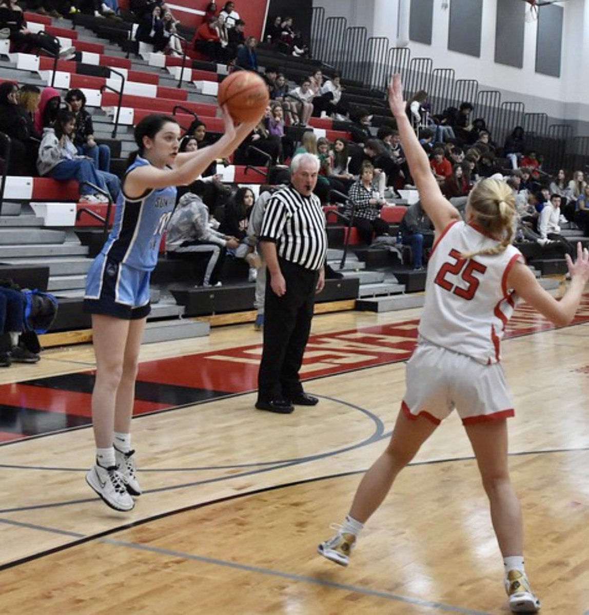 spwgbb's tweet photo. If Stay Ready &amp; make the most of the time you get was a person ! Sloane Hanson put up her first Varsity buckets last night . 5pts REAL QUICK! Keep shooting kid! https://t.co/DLMRwAtjlq