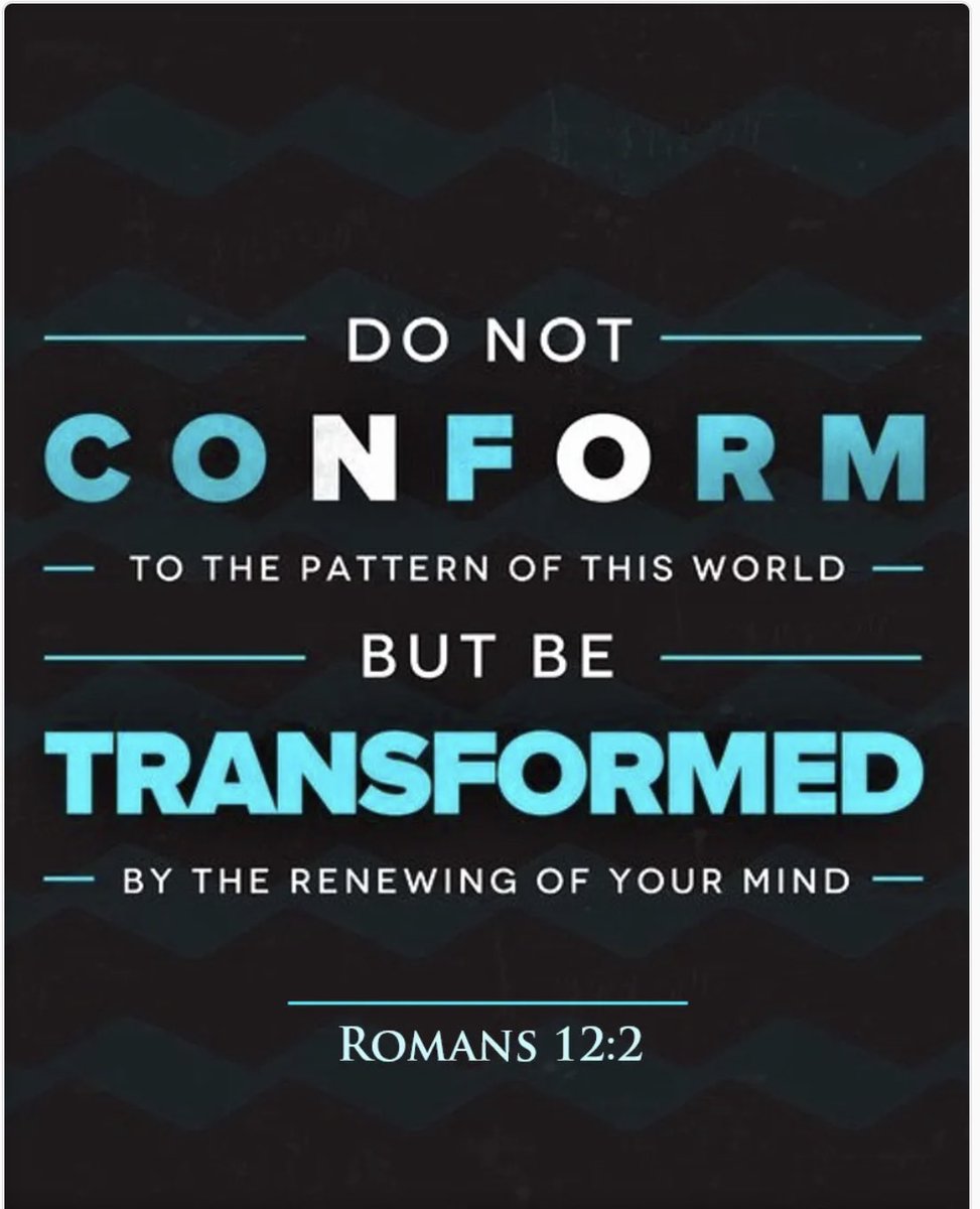 joyintheprocess's tweet photo. A good rule of thumb:
If everyone is doing it, it’s a pattern of this world. 🧐🧐
#TuesdayThoughts #Bible #DoNotConform https://t.co/bjJvaveH4z