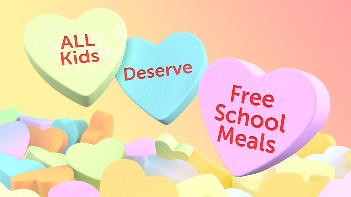 Roses are red
Violets are blue
Make #SchoolMeals permanent to ALL
Not just a few

#HealthPolicyValentines