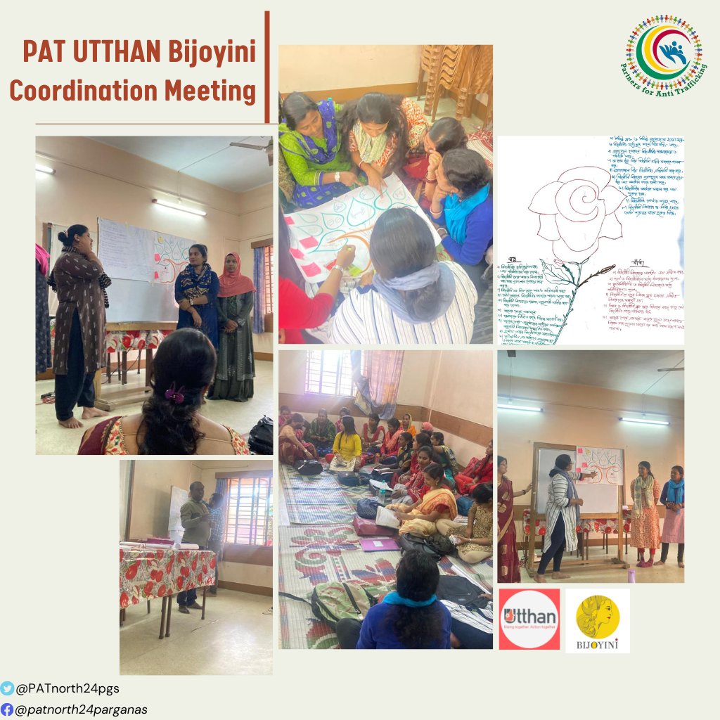 PATnorth24pgs's tweet photo. #PATNews

Fab 2023 collective members of the PAT Team, Utthan collective, and Bijoyini collective have attended a three-way coordination meeting. The goal of this meeting was to improve coordination among members of all three collective groups. 

#collaboration https://t.co/kVWrx8DGSJ