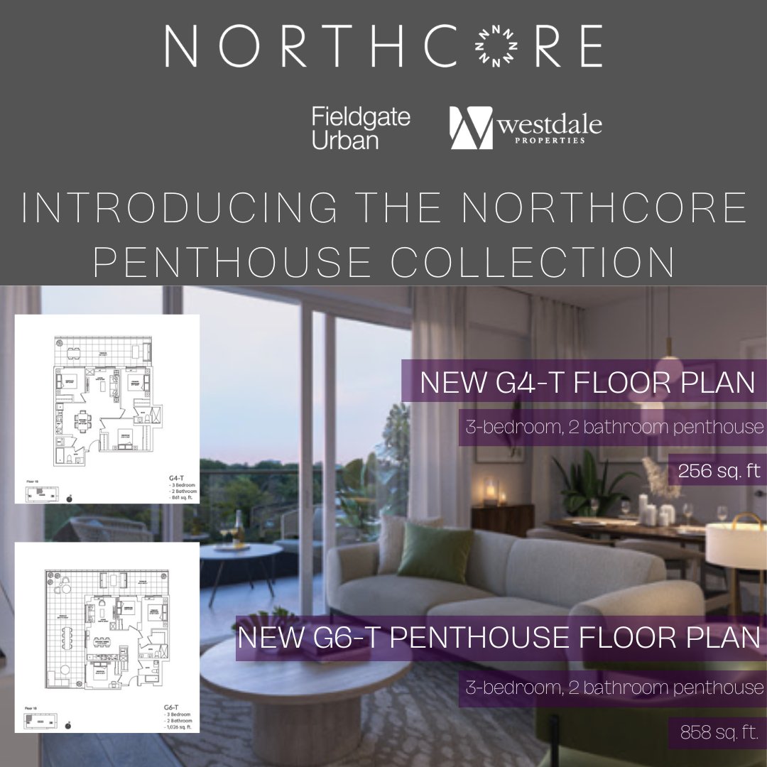 ogonekmarta's tweet image. ❤️Northcore Penthouse Collection

❤️Introducing The Northcore Penthouse Collection

🌟NEW G4-T FLOOR PLAN

🌟NEW G6-T PENTHOUSE FLOOR PLAN

Contact Marta &amp;amp; Reserve Your Suite!
647.836.9130
marta@equinoxrealestate.ca
LINK IN BIO

#penthouses #penthousecollection