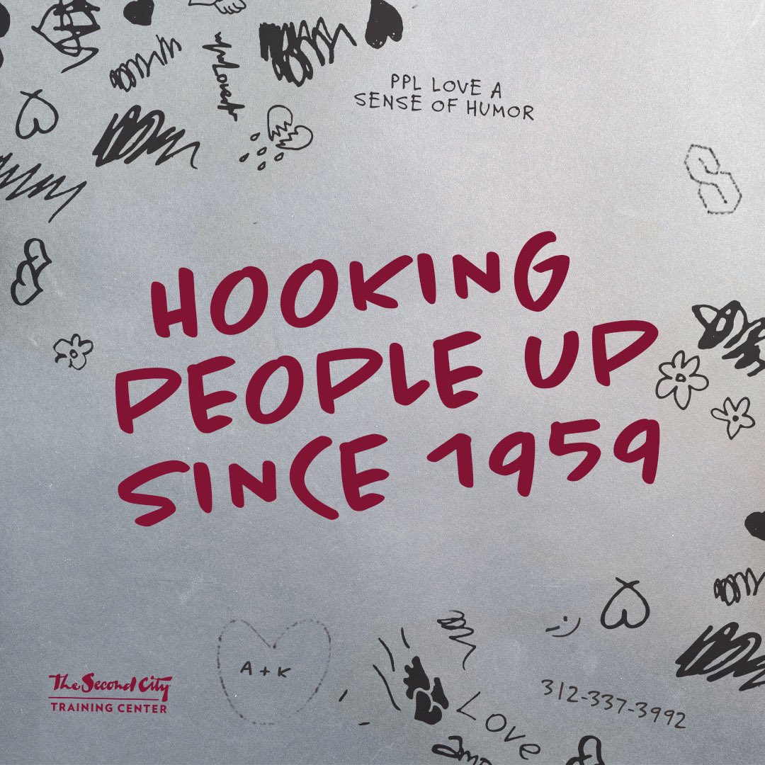 At The Second City Training Center - The Only Games You'll Play Are Improv Games. 🥰🥂❤️

Use code SCVDAY for 15% off our 7-week intro classes!*

*Offer valid for introductory 7-week classes. Offer subject to approval. Must be redeemed by 2/20/23. 

#Improv #Comedy #Valentines