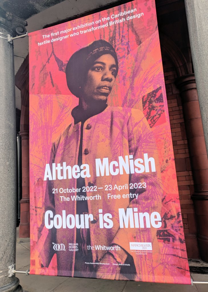 KatyRubinTO's tweet photo. Absolutely loved the Althea McNish exhibit #ColourIsMine at @WhitworthArt today. Gorgeous, joyful, political too. Don't miss it. 🔥 https://t.co/kAJ0OvLYng