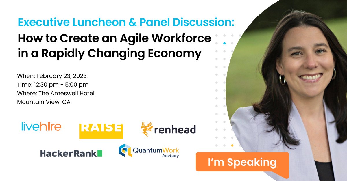 QW_Advisory's tweet photo. Join us in Silicon Valley for an exclusive Executive Luncheon and Panel Discussion on "How to Create an Agile Workforce in a Rapidly Changing Economy"! QWA's very own expert, Bethany Mummert will be speaking on the panel!
https://t.co/3oqKoARnp1

#agileworkforce #hradvisory https://t.co/rkwRmwKHtN