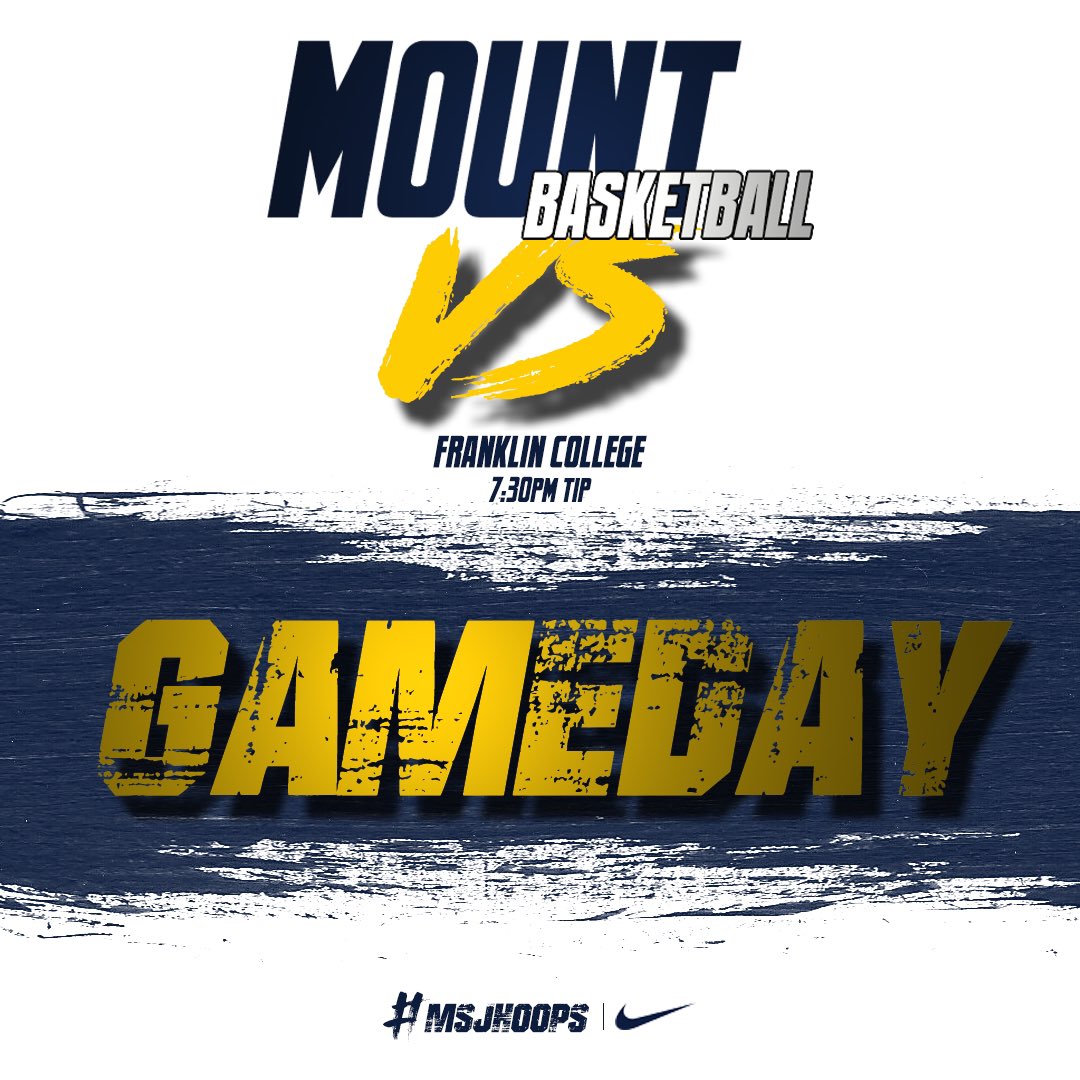 MountBasketball's tweet photo. GAMEDAY‼️
🏀MOUNT vs Franklin
⏰7️⃣:3️⃣0️⃣
📍Harrington Center
📺 https://t.co/RFLysUEHaZ
📊 https://t.co/ipnz9CkGjW
📻 https://t.co/EN4AJ0XQEZ
#MSJHoops https://t.co/fnvGNddSBm