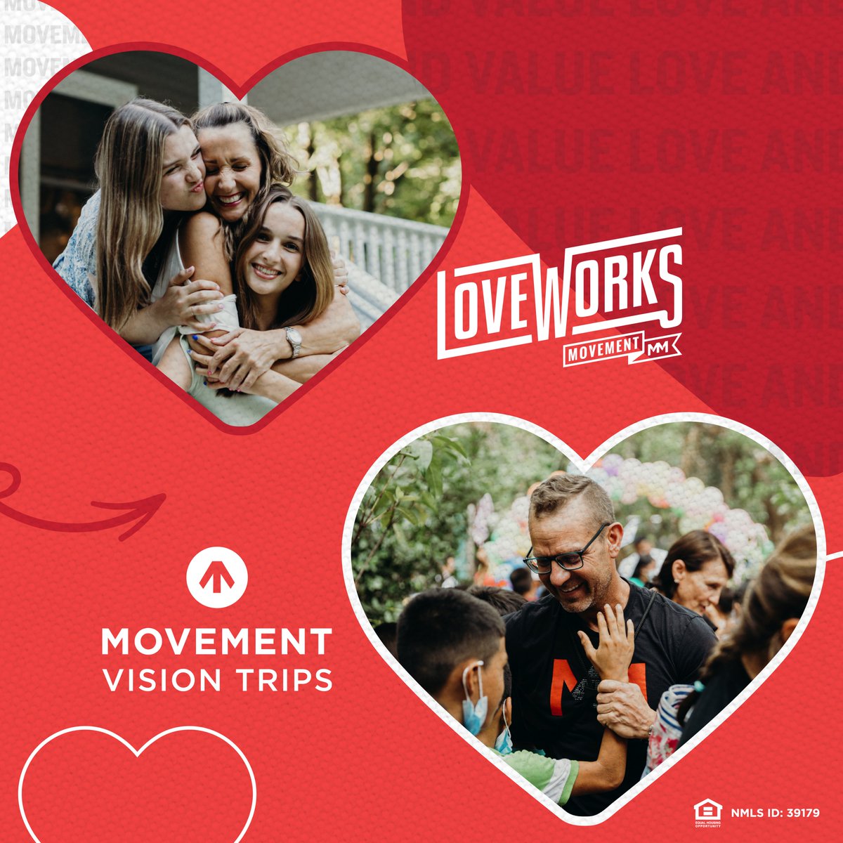 MovementMtg's tweet photo. WE 👏ACT👏 ON 👏LOVE. It’s our culture, our process and our mission - to love and value people, 365 days a year!  ❤️📆

#happyvalentinesday #valentinesday #loveandvalue #loveandvaluepeople #MovementMortgage #actonlove #loveisaverb https://t.co/ZDFL1lWz46