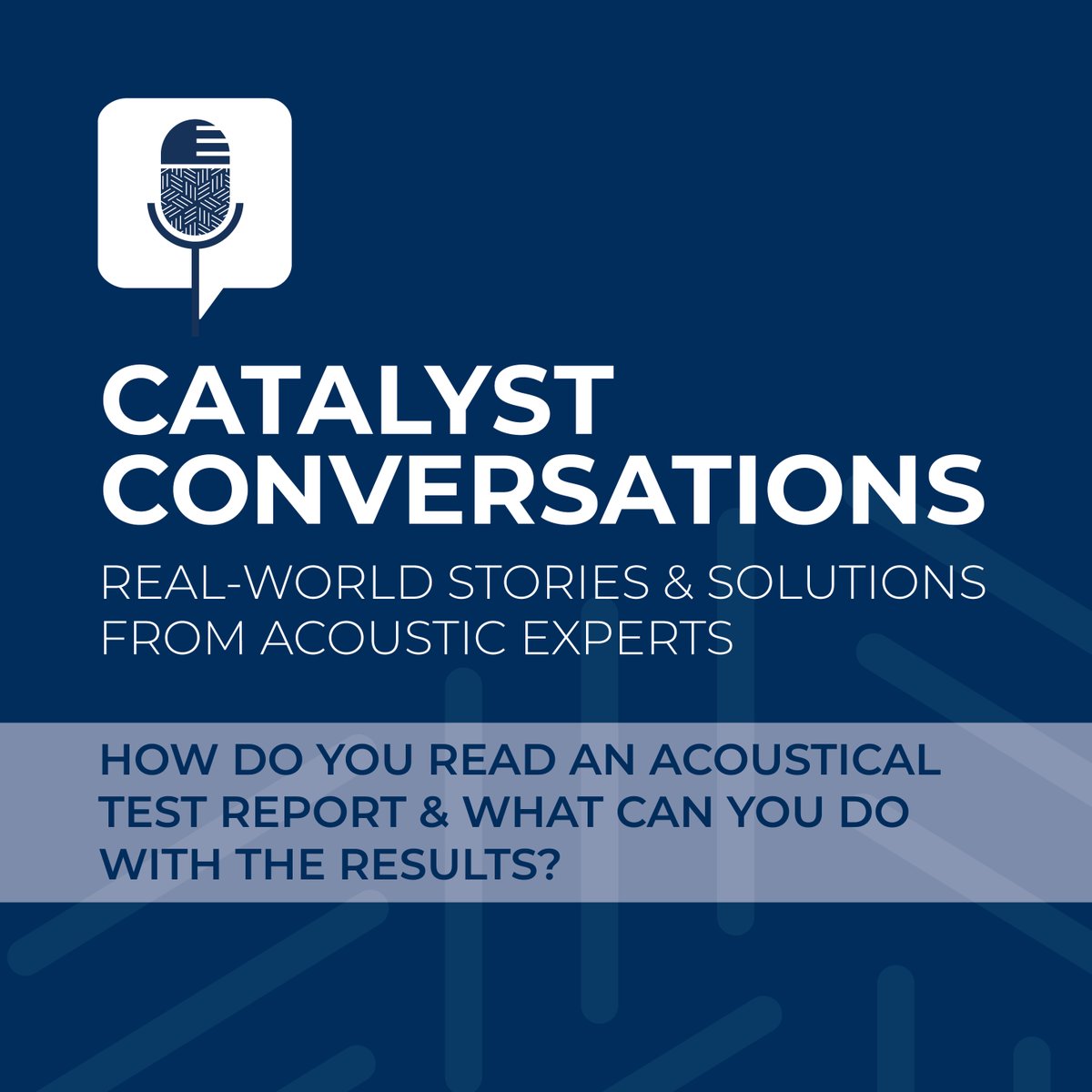 CAG_Acoustics's tweet photo. In the second edition of Catalyst Conversations by Catalyst Acoustics Group, we speak with Eric Wolfram, the laboratory manager of @RiverbankLabs.
Listen on our website: https://t.co/7meEWIlcpD
#podcast #education #catalystconversations https://t.co/ZQmtx5cY0P