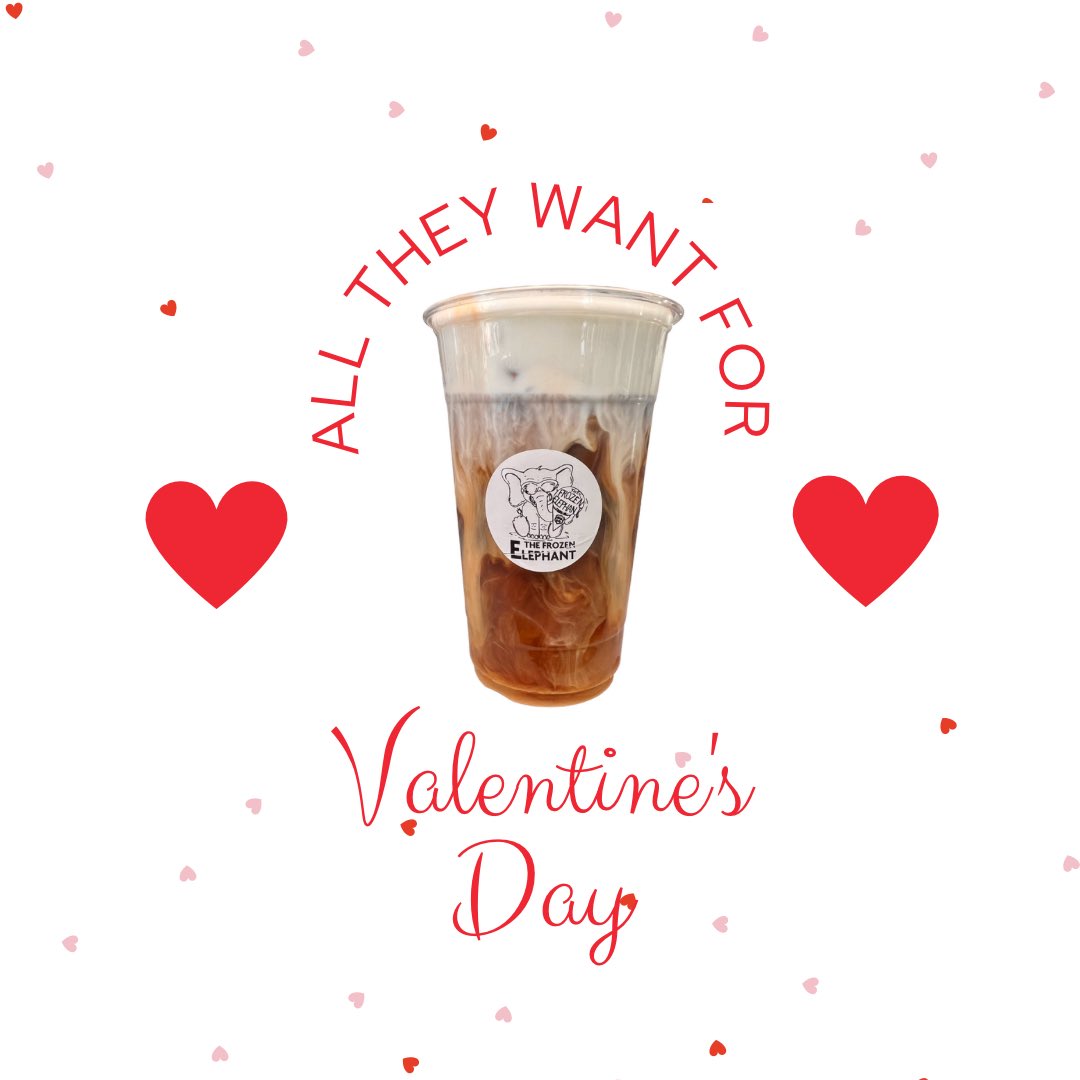 FrozenElephant's tweet photo. 💕 we have to confess.. we LOVE MA-KO SHA cold brew, especially topped with cold foam! 🫶🏻 

Come grab one for that special someone today at either location!📍

Surprise them at work with a treat! 🚗 on delivuh at both locations for cheap / local delivery on coffee &amp; smoothies! 🌪️ https://t.co/exwKF2jcfC